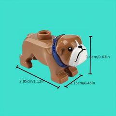 Mini French Bulldog Building Block Set - 9pcs