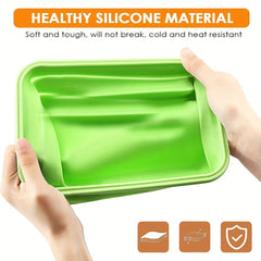 4pcs Collapsible Silicone Food Storage Containers Set of 4