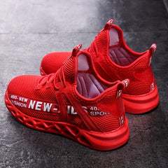 Boys' Breathable Running Shoes with Shock Absorption