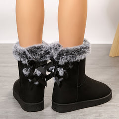 Women's Warm Snow Boots Thickened Medium Tube Comfortable Non Slip