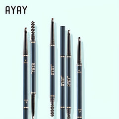 Triangle Head Eyebrow Pencil Fine Smooth Smudge Proof Makeup Stick