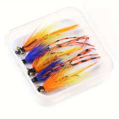 5pcs Fast Sinking Wet Fly For Trout Salmon Stimulator Flies Fishing Tackle