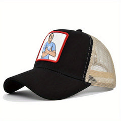 Embroidery Baseball Cap Patch Peaked Cap Mesh Hat