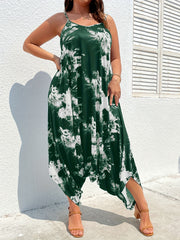 Tie Dye Cami Jumpsuit Medium Stretch