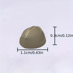 12pcs Mini Character Shaped Military Caps Building Blocks Set