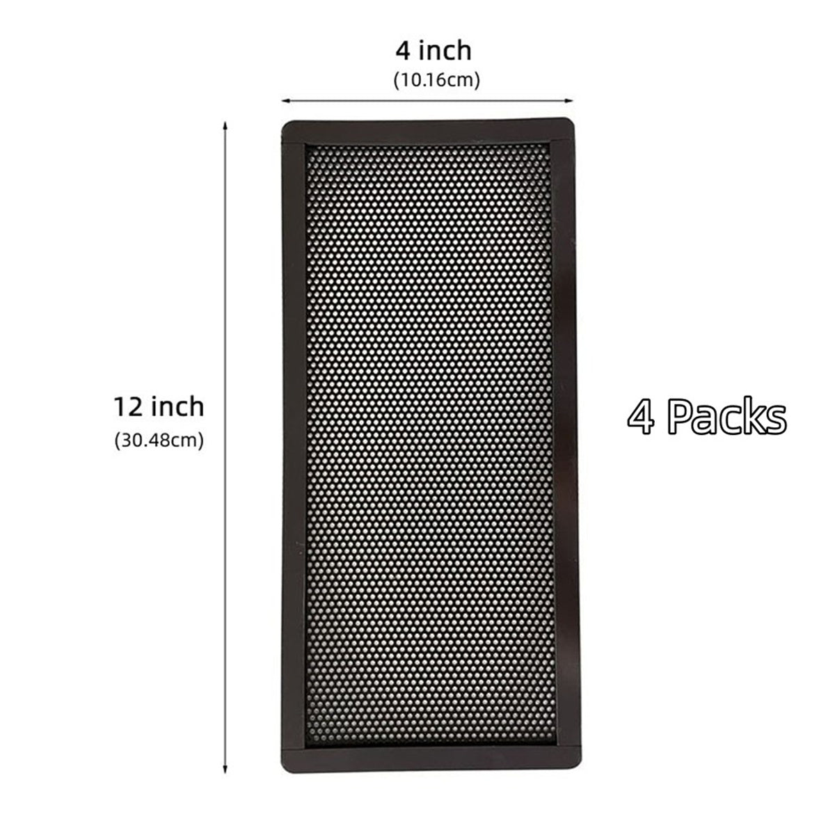 4pcs Magnetic Air Vent Filters for Wall Ceiling Floor Vents