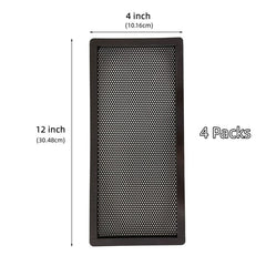 4pcs Magnetic Air Vent Filters for Wall Ceiling Floor Vents