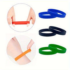 2pcs Silicone Bracelet for Fitness and Sports