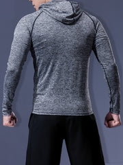 Men's Compression Shirt with Phone Shoulder Bag Top