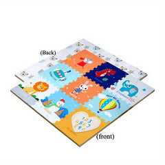 Interlocking Foam Baby Play Mat Floor Tiles for Crawling, Soft Kid Rug