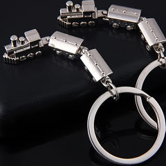 2pcs Metal Movable Joint Key Ring Alloy Keychain Gift