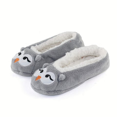 Cartoon Animal Fuzzy Socks & Warm Floor Socks Women's Stockings