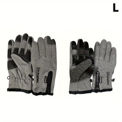 Men's Windproof Waterproof Touchscreen Gloves for Sports