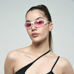Y2K Wrap Around Sunglasses Cyberpunk Block Glasses UV400