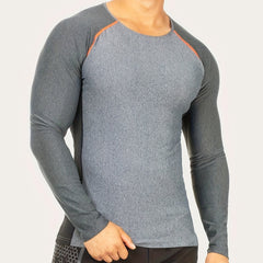 Men's Compression Long Sleeve T-shirt - Sweat Absorbing Quick Drying