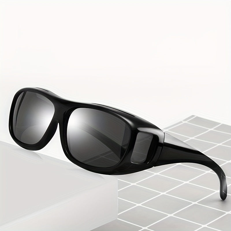 Men's Sports Sunglasses Sandproof Windproof Night Vision Driving Glasses