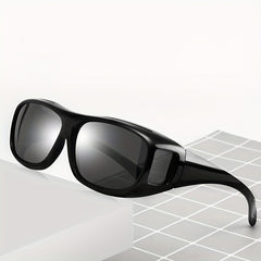 Men's Sports Sunglasses Sandproof Windproof Night Vision Driving Glasses