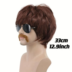 Men's Wig & Beard & Sunglasses Costume Accessories