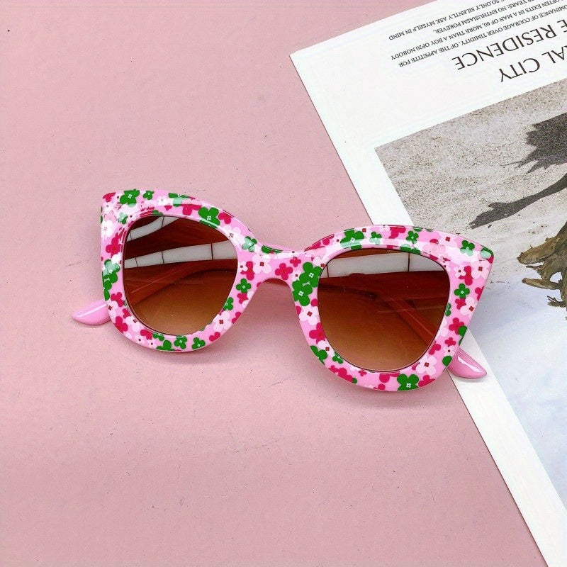Girl's Travel Flower Sunglasses for Hiking