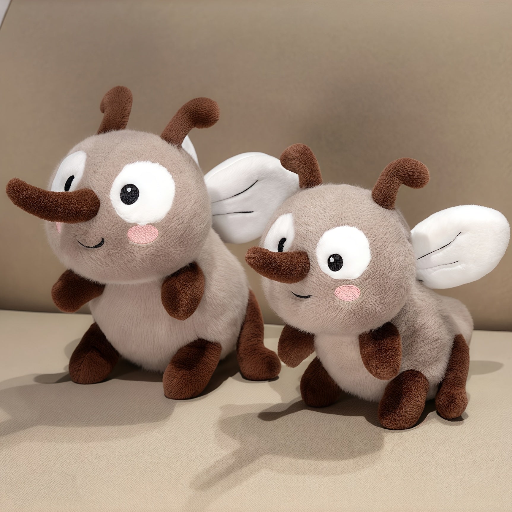 Plush Mosquito Kitten Toy Cartoon with Wings - Perfect Gift for Kids