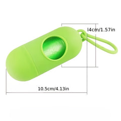 Portable Pet Poop Bag Holder Dispenser for Dog Outdoor Supply