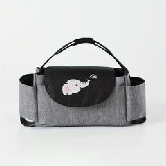 Stroller Organizer Bag with 2 Cup Holders for Diaper Phone Toys Baby Items