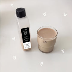 51pcs Minimalist Thank You Sticker Sealing Packaging Decoration Milk Tea Cup