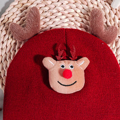 Christmas Deer Woolen Hat Unisex Year Presents Christmas Gift For Her