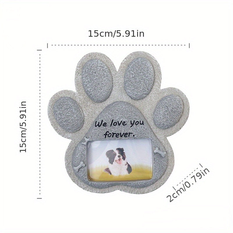 Personalized Pet Memorial Stone & Photo Frame