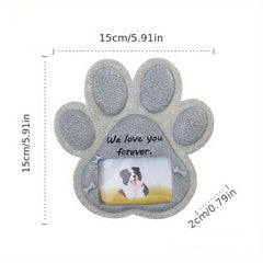Personalized Pet Memorial Stone & Photo Frame