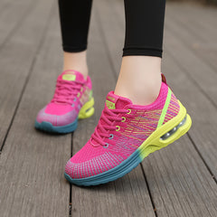 Women's Mesh Breathable Sports Shoes Casual Air Cushion Running Shoes