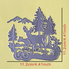 Metal Cutting Dies Deer Decoration Scrapbook Paper Craft Stencils