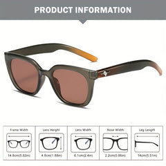 Men's Large Frame UV Protection Sunglasses Outdoor PC Lenses with Box