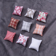 3pcs Dollhouse Mini Pillow Micro Sofa Cushion Ornament Photography Props