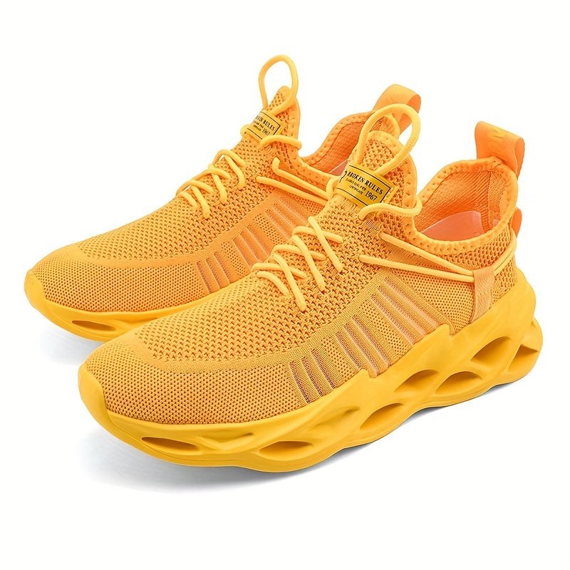 Men's Breathable Blade Sneakers Lace up Running Shoes
