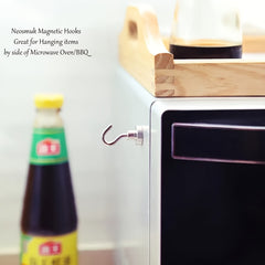 10pcs Strong Magnetic Hooks 11 34KG Heavy Duty For Hanging Grill Kitchen Fridge