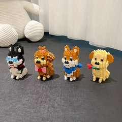 DIY Toy Building Blocks Set for Cute Pet Dog