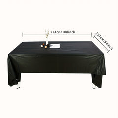 Disposable Waterproof Tablecloth and Skirt Set for Parties