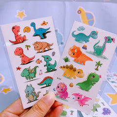 Dinosaur Temporary Tattoo Sticker Pack - Fun Design for Kids