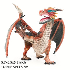 1pc Dinosaur Toy Simulation Hard Glue Static Wildlife Decoration