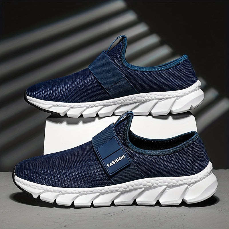 Men's Slip on Sneakers Lightweight Mesh Athletic Shoes