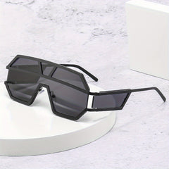 Men's Grid Metal Casual Sunglasses