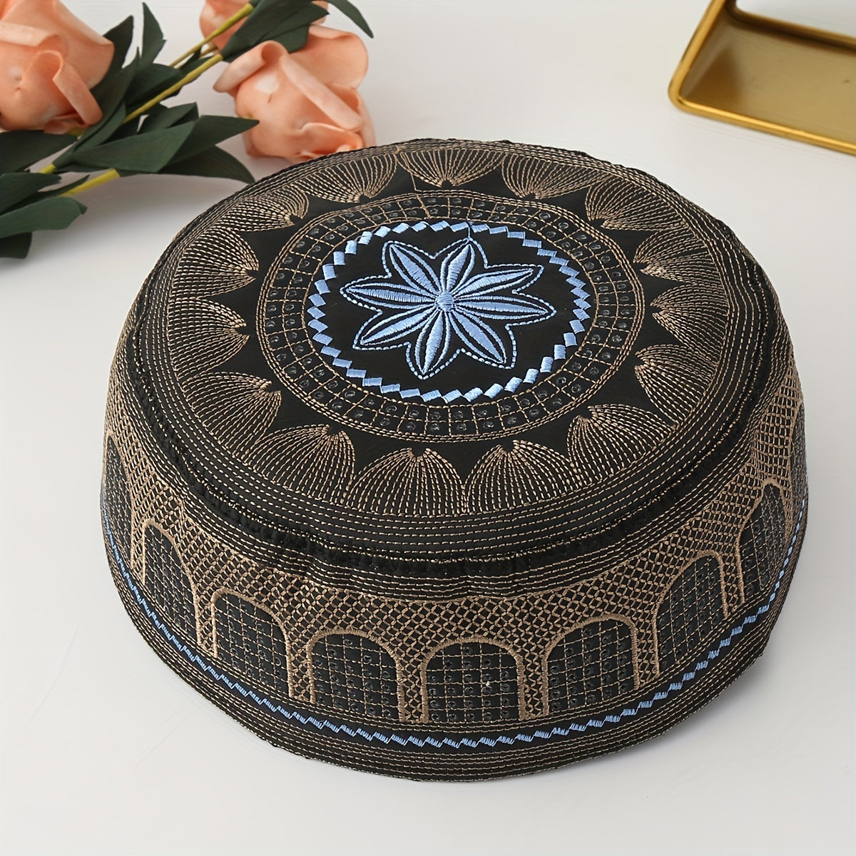 Muslim Men's Arabic Prayer Cap Beanie Hat