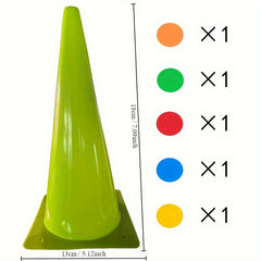 Soccer Ball Training Cones Agility Speed Equipment 50pcs