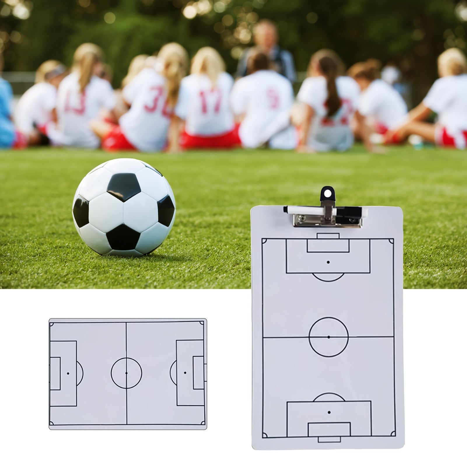 1pc Basketball/Football Coaching Board PVC Training Strategy Sports Supplies