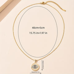 Sparkle Zircon Pendant Necklace Men Women Decoration Festivals