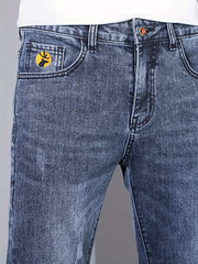 Men's Regular Denim Jeans With Pockets