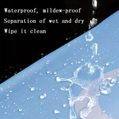 Waterproof Star Shower Curtain 12 Hooks Light Bathroom Decor