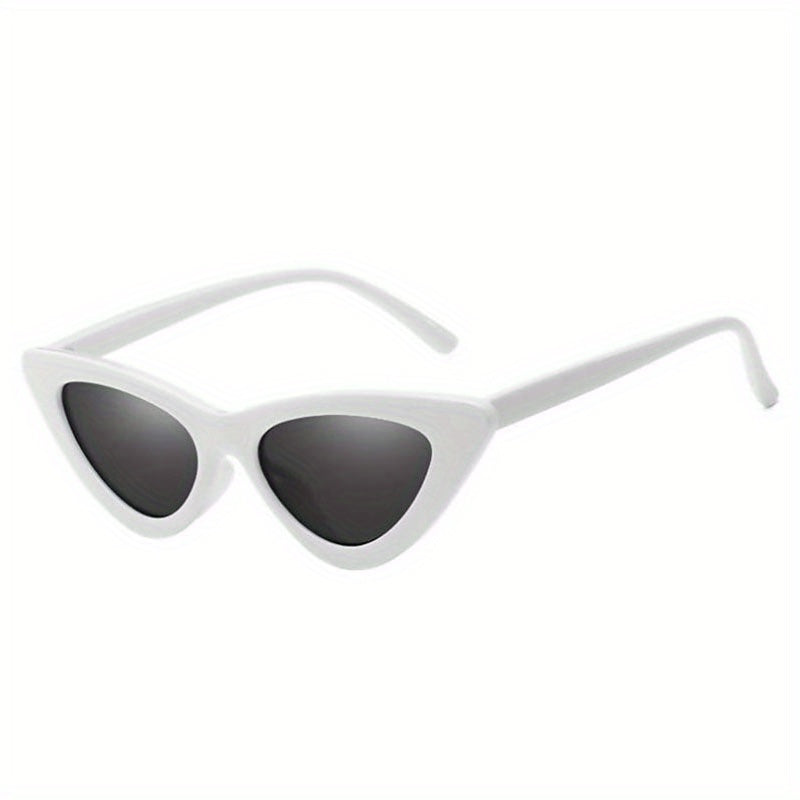 Polarized Cat Eye Sunglasses Men Women Retro Pointed Glasses Case