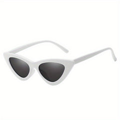 Polarized Cat Eye Sunglasses Men Women Retro Pointed Glasses Case